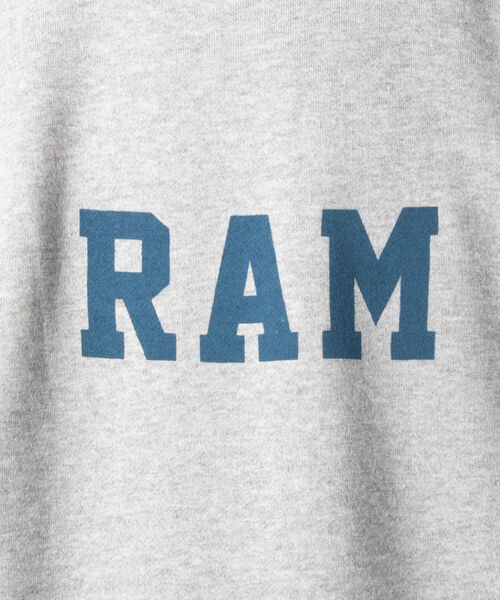 BARNS OUTFITTERS(バーンズアウトフィッターズ)の「【WEB限定】【BARNS OUTFITTERS】別注スウェット RAM(スウェット・メンズ・チャコールグレー/ブルー系その他7・SMALL/MEDIUM/LARGE)」の13枚目の写真