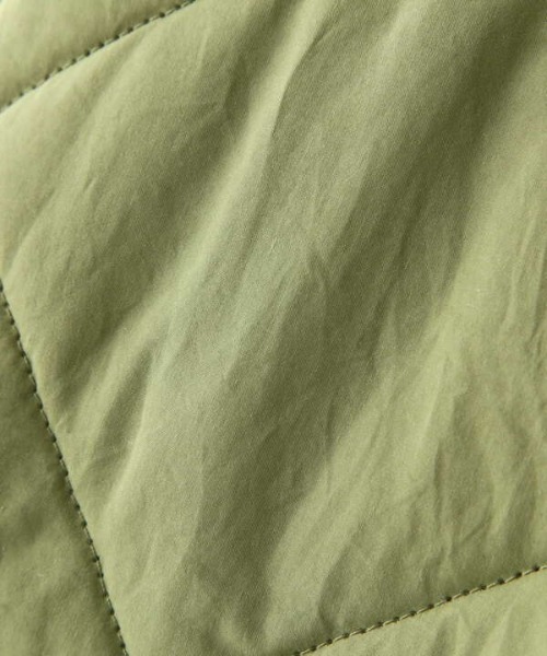 N.（N. Natural Beauty Basic）（エヌエヌナチュラルビューティーベーシック）の「キルティングロングコート（その他アウター・レディース・ブラック/ホワイト/カーキ・MEDIUM）」の9枚目の写真