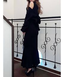 RESEXXY | バックリボンニットセットワンピース(ワンピース)