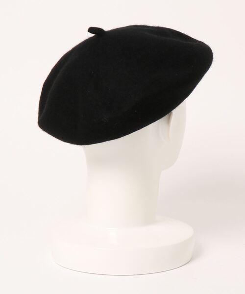 Fun & Daily（ファンアンドデイリー）の「F&D : ハートエンブレムベレー帽（ハンチング/ベレー帽・レディース・ブラック/ベージュ・FREE）」の3枚目の写真