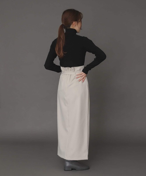 SENSE OF PLACE by URBAN RESEARCH（センスオブプレイスバイアーバンリサーチ）の「ストレッチリブタートルネックセーター（ニット/セーター・レディース・ブラック/アイボリー/ブラウン/ピンク・ONE）」の18枚目の写真