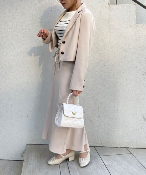 MAJESTIC LEGON（マジェスティックレゴン）の「レトロマーメイドスカート（スカート・レディース・ベージュ/ブルー系その他4/グレー/ブラック系その他・SMALL/MEDIUM）」の13枚目の写真