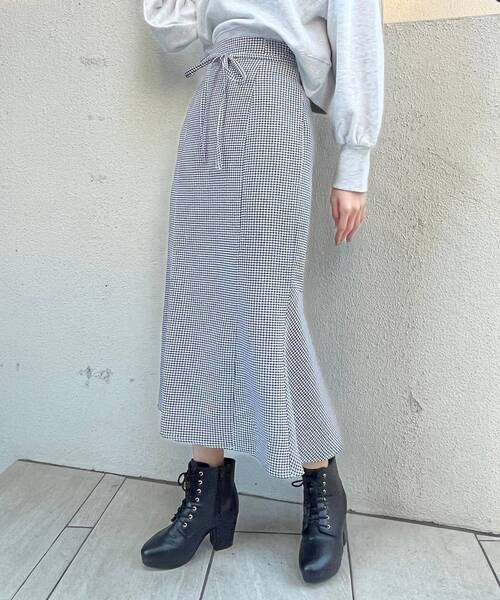 MAJESTIC LEGON（マジェスティックレゴン）の「レトロマーメイドスカート（スカート・レディース・ベージュ/ブルー系その他4/グレー/ブラック系その他・SMALL/MEDIUM）」の16枚目の写真