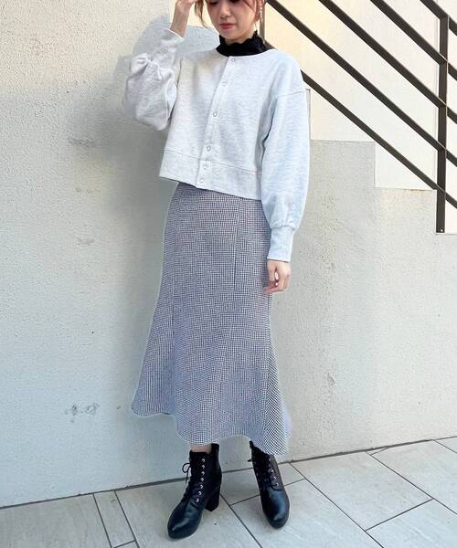 MAJESTIC LEGON（マジェスティックレゴン）の「レトロマーメイドスカート（スカート・レディース・ベージュ/ブルー系その他4/グレー/ブラック系その他・SMALL/MEDIUM）」の20枚目の写真