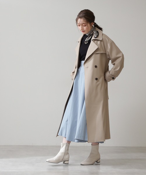 N.(N. Natural Beauty Basic)(エヌエヌナチュラルビューティーベーシック)の「◆サーキュラースカート(スカート・レディース・ベージュ/ブルー/ライトグリーン・MEDIUM)」の13枚目の写真