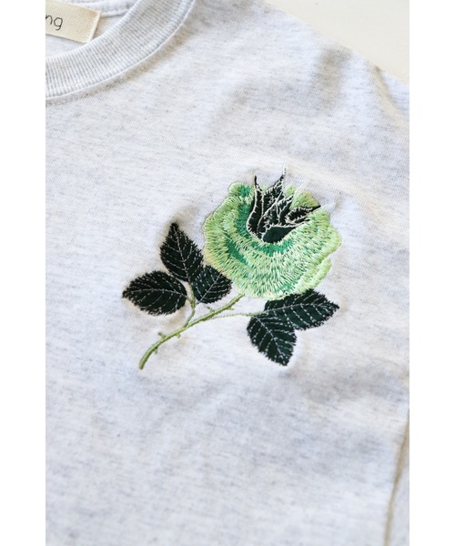 And A（アンドエー）の「AlexanderLeeChang アレキサンダーリーチャン / SO STITCH T ×Saori Ohwada コラボ ボタニカル刺繍ステッチカットソー / AC012209（Tシャツ/カットソー・メンズ・アッシュ/ブラック/サンドベージュ・2/4/3）」の12枚目の写真