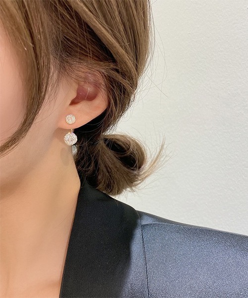 LA VORAGINE(ラ ヴォラジネ)の「ポスト:925シルバー ピアス(ピアス(両耳用)・レディース・A/B/C・FREE)」の2枚目の写真