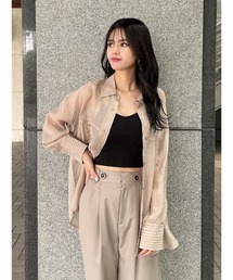 ENVYM | ステッチシアーＳＨ(シャツ/ブラウス)