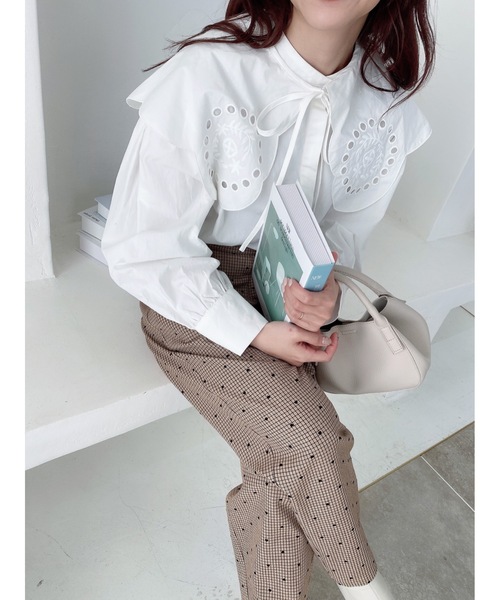 千鳥ハートパンツ　ジュメロ　jumelle jumelle（ジュメロ）の「千鳥ハートパンツ（スラックス）」 - WEAR