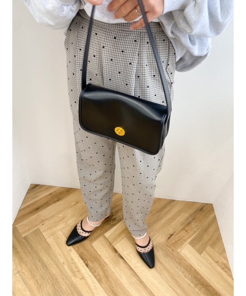 JUMELLE（ジュメロ）の「千鳥ハートパンツ（スラックス・レディース・ベージュ・SMALL）」の22枚目の写真