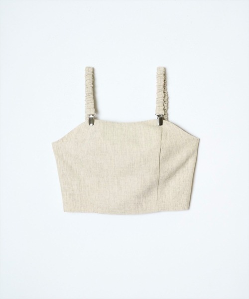 REDYAZEL（レディアゼル）の「ツイードビスチェ（キャミソール・レディース・ベージュ/ブルー/グリーン・FREE）」の15枚目の写真