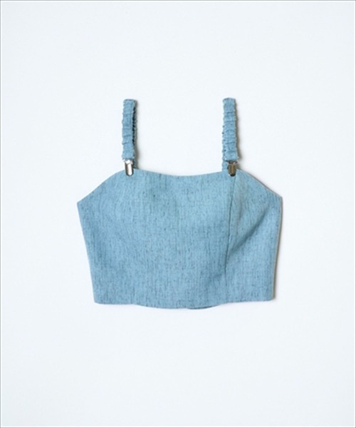REDYAZEL（レディアゼル）の「ツイードビスチェ（キャミソール・レディース・ベージュ/ブルー/グリーン・FREE）」の20枚目の写真