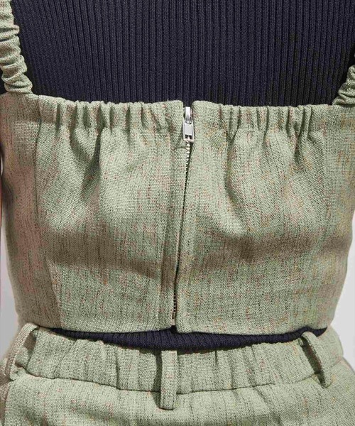 REDYAZEL（レディアゼル）の「ツイードビスチェ（キャミソール・レディース・ベージュ/ブルー/グリーン・FREE）」の14枚目の写真