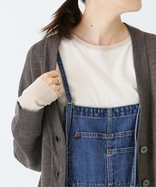 SLOBE IENA（スローブイエナ）の「《追加》レイヤードスリーブロンTEE◆（Tシャツ/カットソー・レディース・ホワイト/ナチュラル/ブルー系その他・FREE）」の12枚目の写真