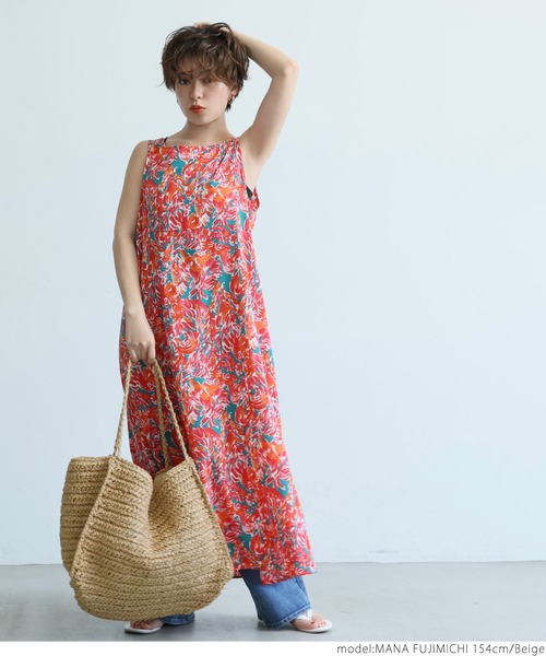 coca（coca）（コカ）の「ペーパーバッグ（かごバッグ・レディース・ベージュ・ONE SIZE）」の5枚目の写真