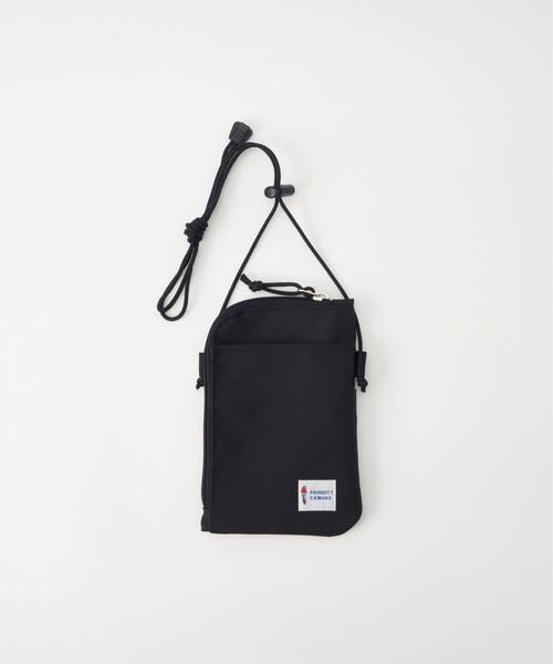 PARROTT CANVAS(パロットキャンバス)の「PARROTT CANVAS/パロットキャンバス ピットポーチ(ショルダーバッグ・レディース・グレイッシュベージュ/カーキ/ブラック・FREE)」の2枚目の写真