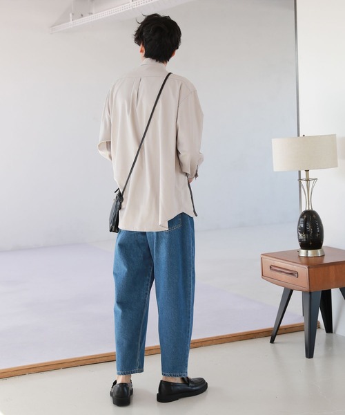 LAKOLE（ラコレ）の「ニットドッキングシャツ / 264619（シャツ/ブラウス・メンズ・ネイビー/アイボリー/チャコール・MEDIUM/LARGE）」の5枚目の写真