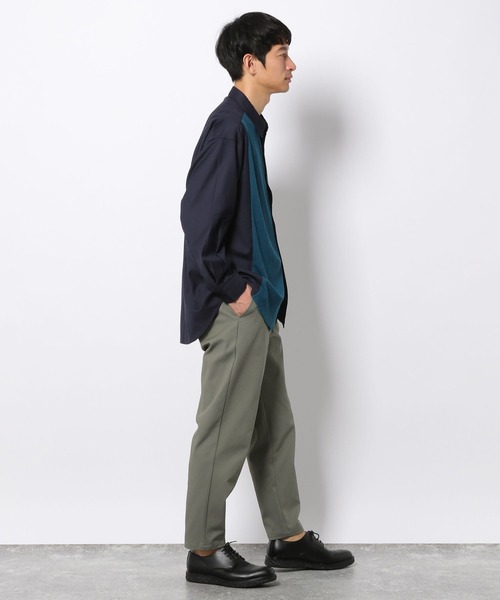 LAKOLE（ラコレ）の「ニットドッキングシャツ / 264619（シャツ/ブラウス・メンズ・ネイビー/アイボリー/チャコール・MEDIUM/LARGE）」の10枚目の写真