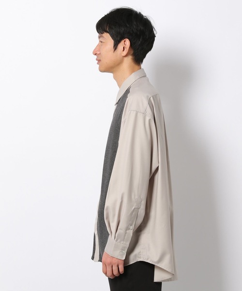 LAKOLE（ラコレ）の「ニットドッキングシャツ / 264619（シャツ/ブラウス・メンズ・ネイビー/アイボリー/チャコール・MEDIUM/LARGE）」の15枚目の写真