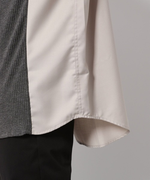 LAKOLE（ラコレ）の「ニットドッキングシャツ / 264619（シャツ/ブラウス・メンズ・ネイビー/アイボリー/チャコール・MEDIUM/LARGE）」の21枚目の写真