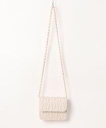 clear | キルティング合皮ショルダーバッグ≪2022SS新作≫(ショルダーバッグ)