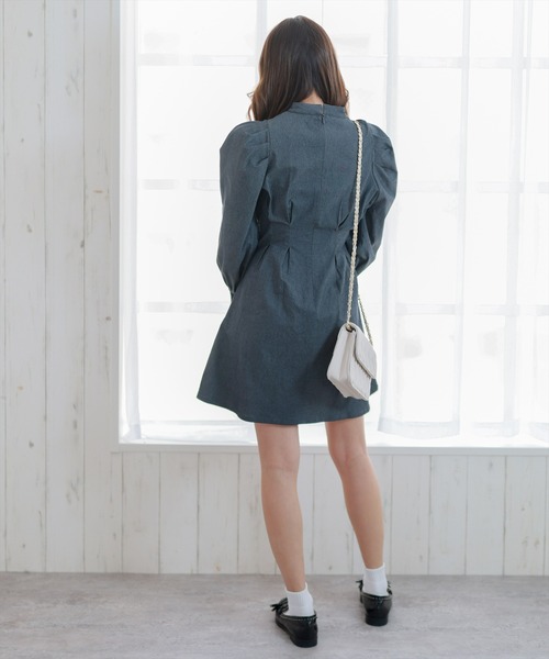 clear（クリア）の「キルティング合皮ショルダーバッグ≪2022SS新作≫（ショルダーバッグ・レディース・ブラック/アイボリー/ブルーグレー・F）」の5枚目の写真