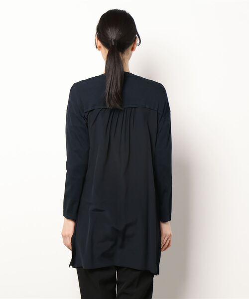 ANAYI（アナイ）の「シルクデシンスカラップロング カーディガン