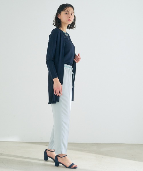 ANAYI（アナイ）の「シルクデシンスカラップロング カーディガン