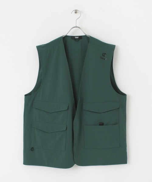 SENSE OF PLACE by URBAN RESEARCH（センスオブプレイスバイアーバンリサーチ）の「Uiscel　マルチポケットオーバーベスト（ベスト・メンズ・ブラック/ベージュ/グリーン・ONE）」の7枚目の写真