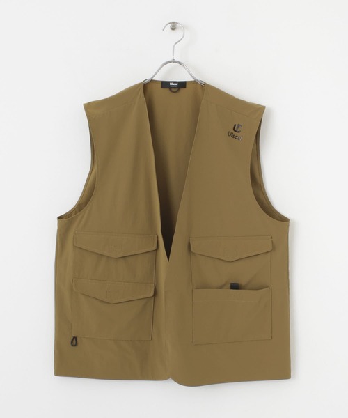 SENSE OF PLACE by URBAN RESEARCH（センスオブプレイスバイアーバンリサーチ）の「Uiscel　マルチポケットオーバーベスト（ベスト・メンズ・ブラック/ベージュ/グリーン・ONE）」の4枚目の写真