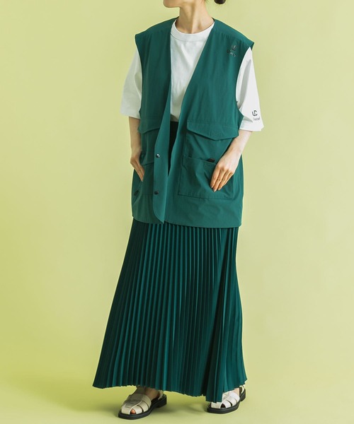 SENSE OF PLACE by URBAN RESEARCH（センスオブプレイスバイアーバンリサーチ）の「Uiscel　マルチポケットオーバーベスト（ベスト・メンズ・ブラック/ベージュ/グリーン・ONE）」の13枚目の写真