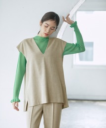 ROPE' | 【セットアップ対応】スラブツイードジレベスト(ベスト)