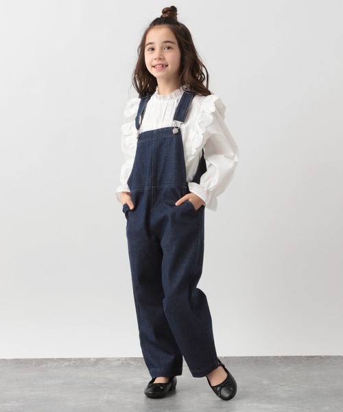 GLOBAL WORK(グローバルワーク)の「キッズ/レース*デニム/フリルブラウス/267086(シャツ/ブラウス・キッズ・ホワイト/ブルー・110cm/100cm/120cm/130cm/140cm/150cm/160cm)」の21枚目の写真