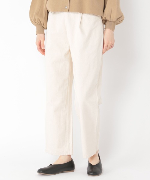 studio CLIP（スタディオクリップ）の「【低身長向けアイテム/WEB限定】ストレートチノパンツ（チノパンツ・レディース・ベージュ/アイボリー・SMALL/MEDIUM）」の7枚目の写真