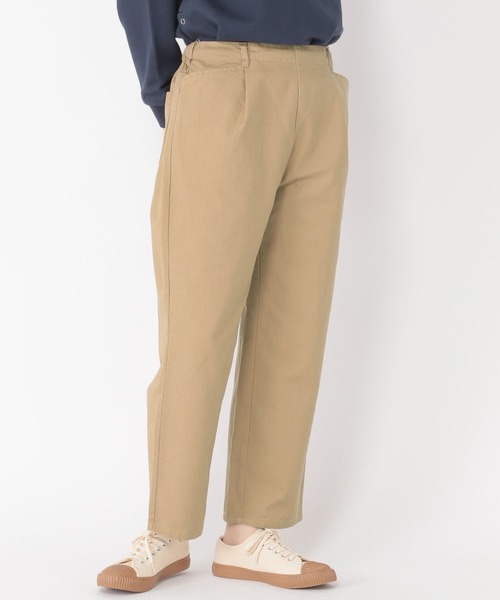 studio CLIP（スタディオクリップ）の「【低身長向けアイテム/WEB限定】ストレートチノパンツ（チノパンツ・レディース・ベージュ/アイボリー・SMALL/MEDIUM）」の9枚目の写真