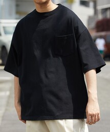 FREAK'S STORE | WEB限定 ビッグシルエット マックスウェイト クルーネック ポケットTシャツ/ポケT/ヘビーウェイト/リンガーTシャツ(Tシャツ/カットソー)