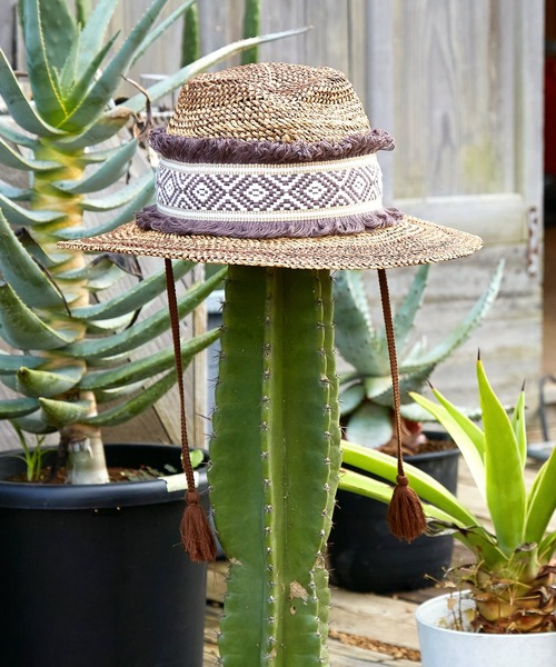 チャイハネ(チャイハネ)の「【チャイハネ】サーシャハット(ハット・レディース・ブラウン/ナチュラル・FREE)」の8枚目の写真