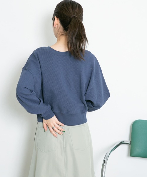 KBF（ケイビーエフ）の「2WAYスナップボタンカーディガン（カーディガン/ボレロ・レディース・ラベンダー/アイボリー/ネイビー・ONE）」の15枚目の写真