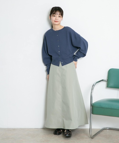 KBF（ケイビーエフ）の「2WAYスナップボタンカーディガン（カーディガン/ボレロ・レディース・ラベンダー/アイボリー/ネイビー・ONE）」の16枚目の写真