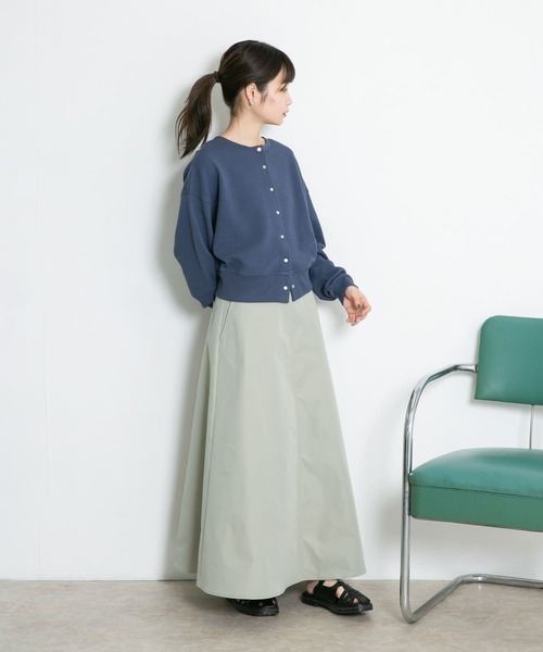 KBF（ケイビーエフ）の「2WAYスナップボタンカーディガン（カーディガン/ボレロ・レディース・ラベンダー/アイボリー/ネイビー・ONE）」の18枚目の写真