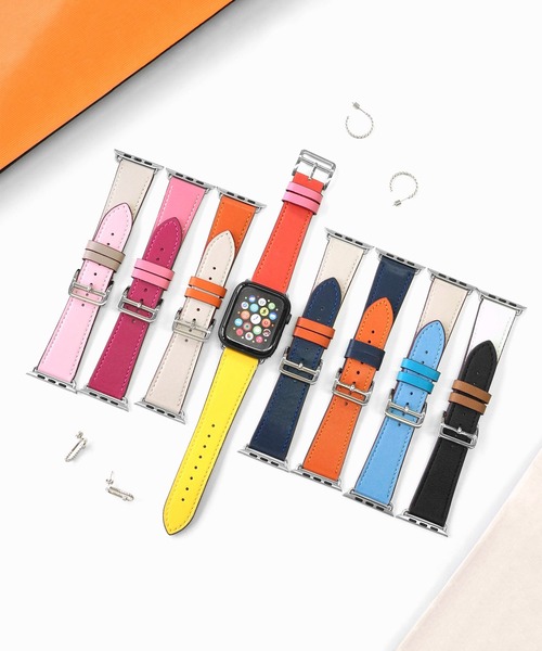 Urban Coral(アーバンコーラル)の「Apple Watch Band / アップルウォッチ バンド バイカラーレザー / Urban Coral(デジタル腕時計・レディース・ブラック×ホワイト/ブルー系その他/イエロー系その他/ピンク系その他/オレンジ系その他/ピンク系その他2/オレンジ系その他2/ネイビー系/ブルー系/ブラック系その他・40mm/44mm)」の16枚目の写真