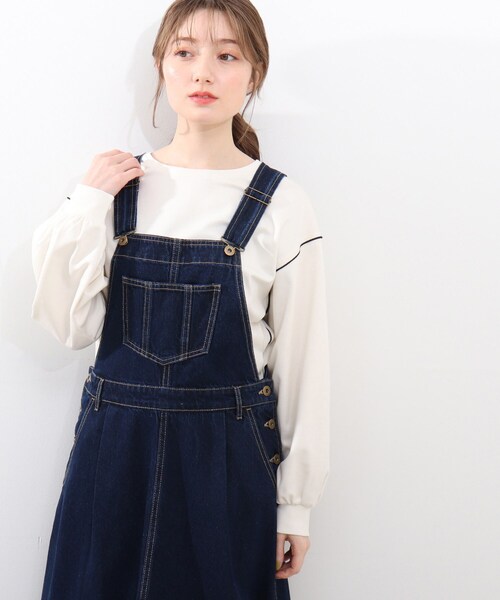 DRESKIP（ドレスキップ）の「◆配色メロ－ゆったりプルオーバー（Tシャツ/カットソー・レディース・レモンイエロー/ライトグリーン/ブラック/オフホワイト・03/04/02）」の6枚目の写真