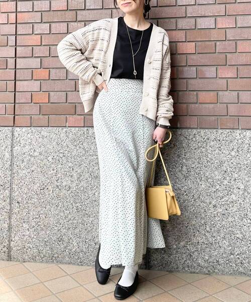 DRESKIP（ドレスキップ）の「◆配色メロ－ゆったりプルオーバー（Tシャツ/カットソー・レディース・レモンイエロー/ライトグリーン/ブラック/オフホワイト・03/04/02）」の19枚目の写真