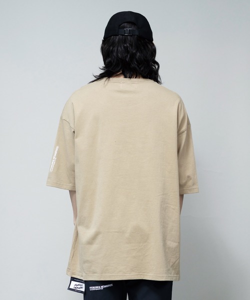 PSYCHOLOGICAL METAMORPHOSIS(サイコロジカルメタモーフォーセス)の「BOX BIG TEE(Tシャツ/カットソー・メンズ・ネイビー/カーキ/ブラック・MEDIUM/X-LARGE/LARGE)」の10枚目の写真