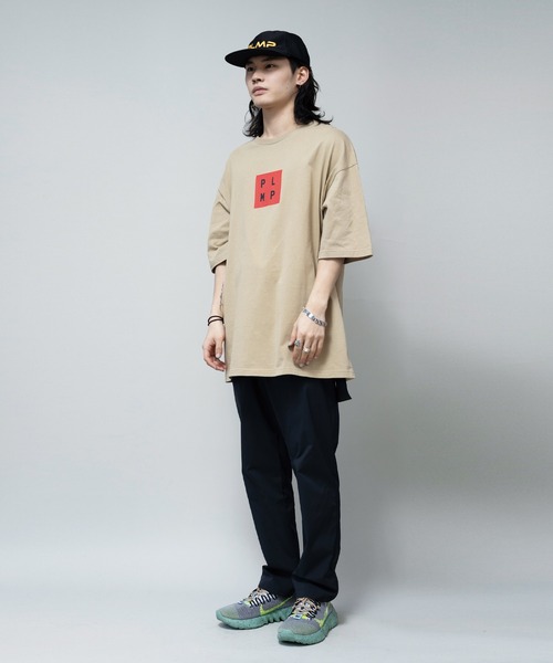 PSYCHOLOGICAL METAMORPHOSIS(サイコロジカルメタモーフォーセス)の「BOX BIG TEE(Tシャツ/カットソー・メンズ・ネイビー/カーキ/ブラック・MEDIUM/X-LARGE/LARGE)」の12枚目の写真