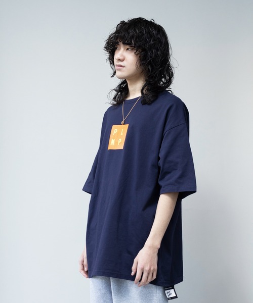 PSYCHOLOGICAL METAMORPHOSIS(サイコロジカルメタモーフォーセス)の「BOX BIG TEE(Tシャツ/カットソー・メンズ・ネイビー/カーキ/ブラック・MEDIUM/X-LARGE/LARGE)」の14枚目の写真