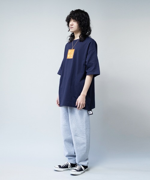 PSYCHOLOGICAL METAMORPHOSIS(サイコロジカルメタモーフォーセス)の「BOX BIG TEE(Tシャツ/カットソー・メンズ・ネイビー/カーキ/ブラック・MEDIUM/X-LARGE/LARGE)」の17枚目の写真