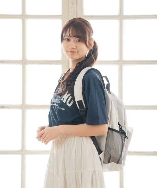 Cham.(チャム)の「メッシュバックパック(バックパック/リュック・レディース・ホワイト/ブラック・F)」の16枚目の写真