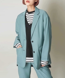 A de a.v.v | （SET UP対応）配色ステッチテーラードジャケット(テーラードジャケット)