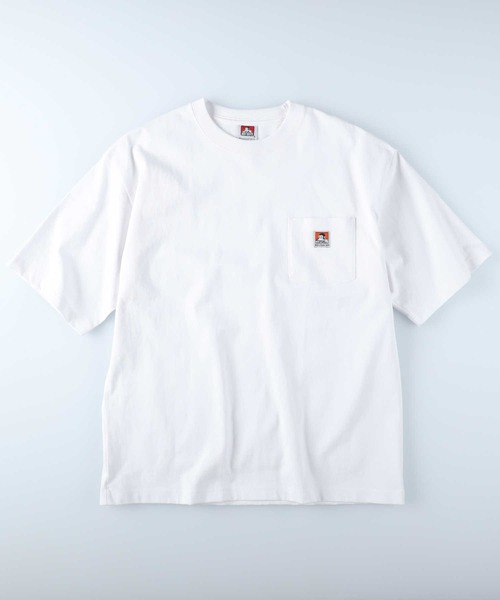 BEN DAVIS(ベンデイビス)の「【BEN DAVIS】ベーシックポケットTシャツ(Tシャツ/カットソー・メンズ・グリーン/イエロー/パープル/ホワイト/ライトグレー/ブラック・S/M/L/XL)」の7枚目の写真